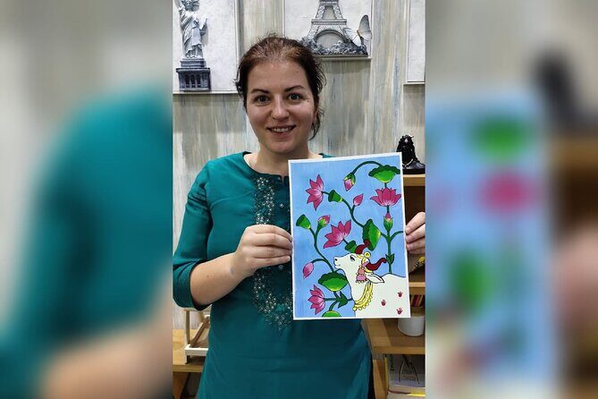 Learn to make a Pichwai Painting - Colorbox Art Academy and the Vaishali Nagar meeting point