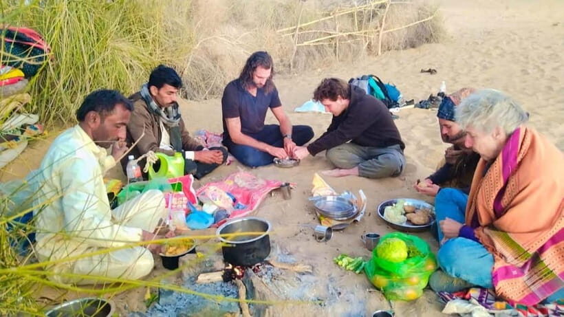 Little Prince Camel Safari with Overnight - Dinner by wood fire and the bonfire night routine