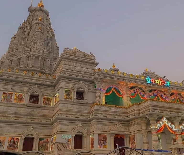 Magical Mathura Vrindavan Tour: Krishna's Homeland - ISKCON Temple (Krishna Balaram Mandir): a quieter reset for prayer