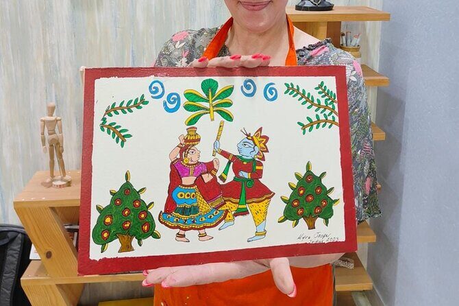 Make my own Rajasthani Phad Painting - Where You Paint: Colorbox Art Academy in Jaipur’s Vaishali Nagar