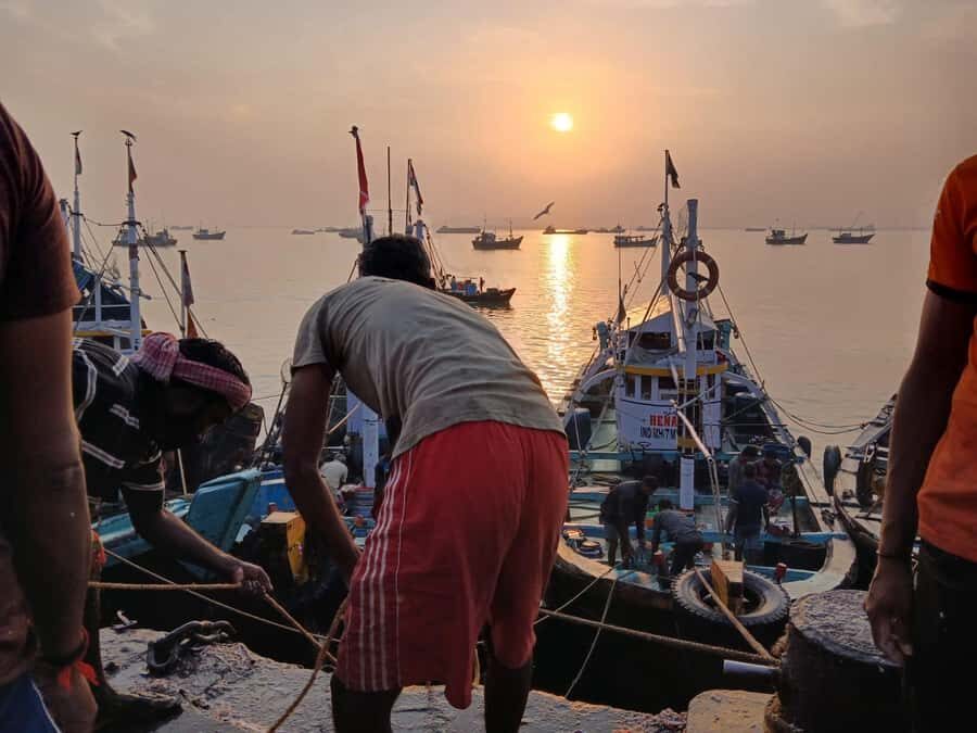 Mumbai City At Dawn, Visit the Unexplored Spots. - Sassoon Dock and the oldest fishing harbor vibe