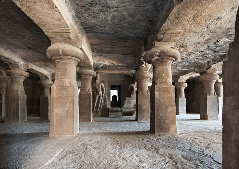 Mumbai: Elephanta Caves Private Tour with Ferry Ride - Entering the Cave Complex: Stairs, Shadows, and 5th-Century Stone