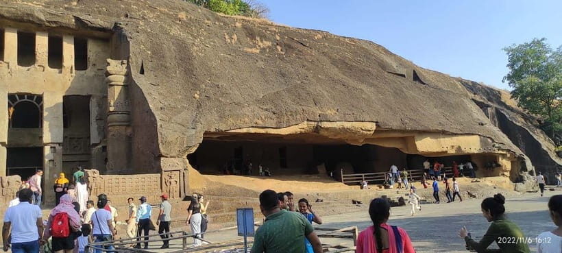 Mumbai: Sanjay Gandhi National Park, Pagoda, & Lion Safari - Kanheri Caves in SGNP: ancient Buddhist rock-cut architecture, with a timing risk