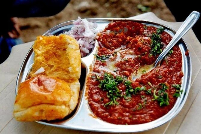 Mumbai Street Food Safari - Gamdevi at Sukh Sagar: pav bhaji that hits the comfort-food nerve