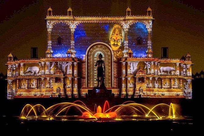 New Delhi: Akshardham Evening Tour with Light & Water Show - Light & Water Show: the evening payoff