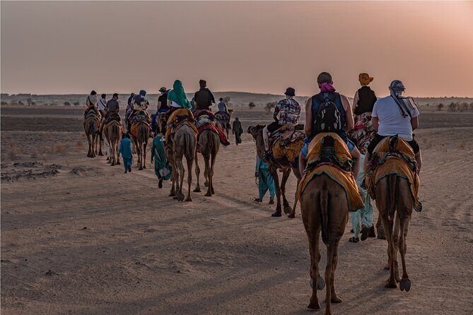 Nomadic Non-Touristic Overnight Camel & Desert Safari Tour - Day 1 Route: Natural Oasis and Khabha MT Fort Before Sunset Dunes