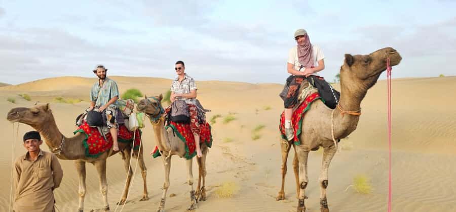 Nomadic Non-Touristic Overnight Camel & Desert Safari Tour - Dinner by Wood Fire, Campfire Rules, and Vegetarian Meal Setup
