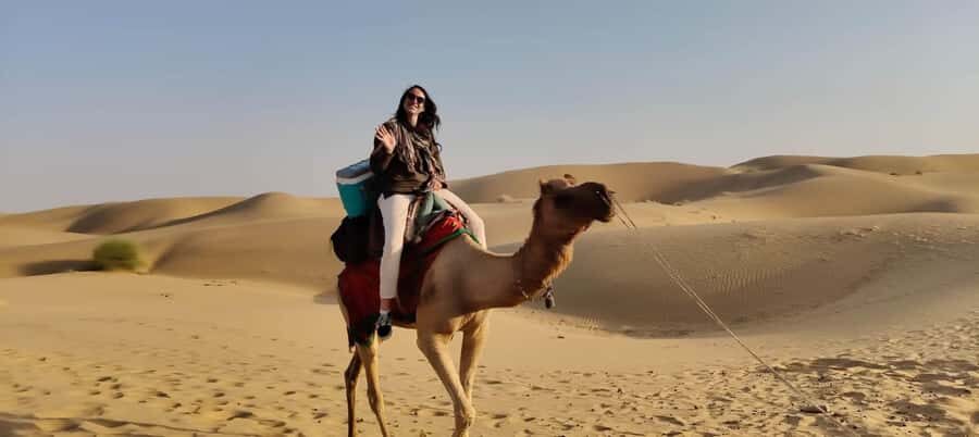 Nomadic Non-Touristic Overnight Camel & Desert Safari Tour - Day 2 Sunrise and the Second Camel Ride Back to Jaisalmer