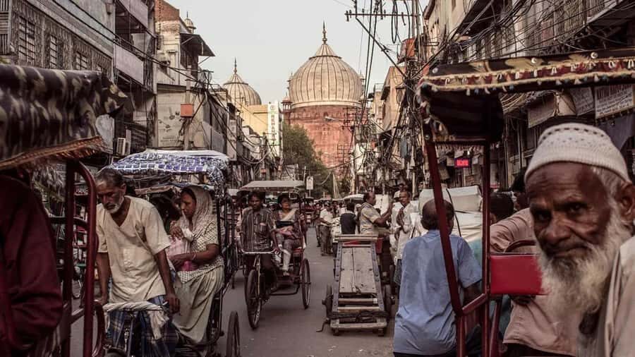 Old Delhi: Red Fort, Jama Masjid & Chandni Chowk by Tuk Tuk - Chandni Chowk by tuk-tuk: turning a tight market into a doable plan