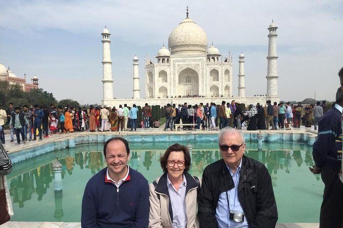 One Day Tour to Taj Mahal from Delhi by Fastest Train with Meals - Pickup, coach-finding help, and mobile tickets (less stress for your brain)