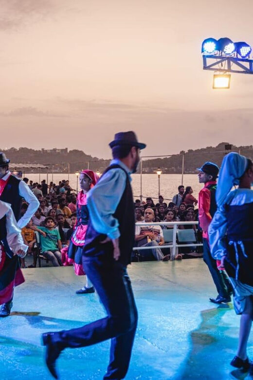 Panaji: Sunset Boat Party with Bollywood DJ and Dance Shows - Mandovi sunset from Panaji: why the river view hits different