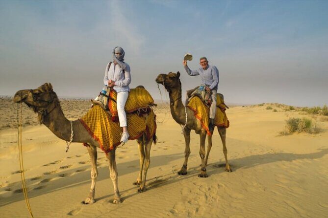 Pleasant 02 Days 01 Night Camel Safari - The camel ride to the Thar dunes: longer than you expect, calmer than you fear