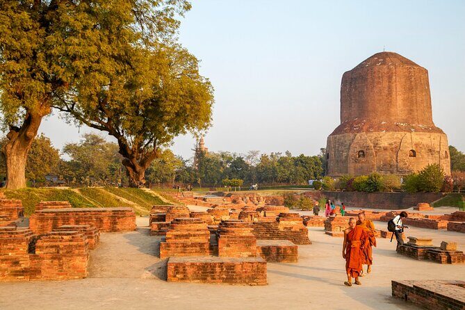 Private Half-Day Tour in Sarnath from Varanasi - Dhamek Stupa: from pre-Buddhist tumuli to a chaitya