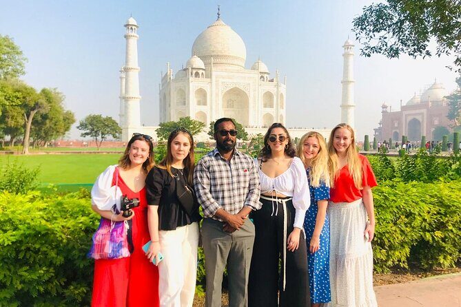 Private Taj Mahal Tour By Train From Delhi - Taj Mahal with a guide: what time, pace, and ticket timing mean