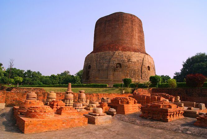 Private Tour: Full-Day Varanasi Tour including Sarnath and Evening Ganga Arti - Stop 1: Sarnath walking route from Chaukhandi to Dhamekha