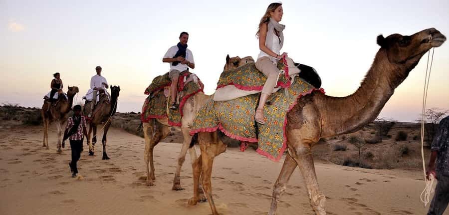 Quiet & Peaceful Night At Luxury Desert Camp - From Jaisalmer Hotel to Khuri Sand Dunes (Afternoon Timing)