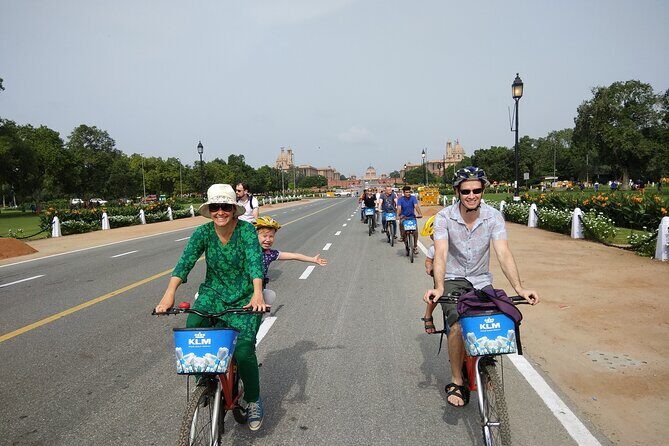 Raj Tour- New Delhi Cycle Tour - Stop 3: Connaught Place and Janpath, where British-era planning meets modern brands
