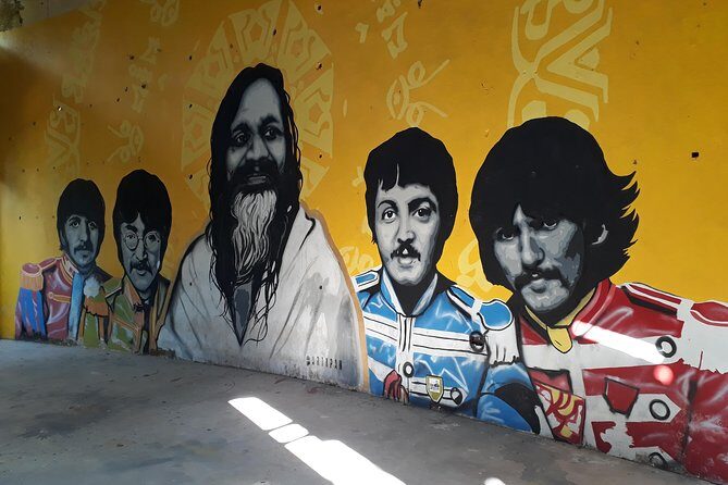 Rishikesh: Beatles Ashram Art & Meditation Walking Tour - Ram Jhula: a landmark bridge with a 450-foot sense of scale