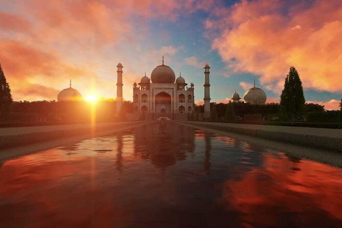 Romantic Sunset at the Taj Mahal: Day Trip from Delhi to Agra - Price and value: $83.08 covers the ride and guide, not the entry fees