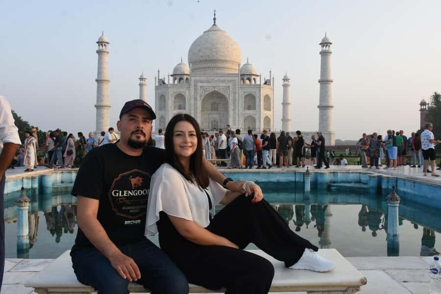 Same Day Agra/Taj Mahal Tour from Delhi – All Inclusive - Mehtab Bagh for rear views, or a marble inlay workshop for craft
