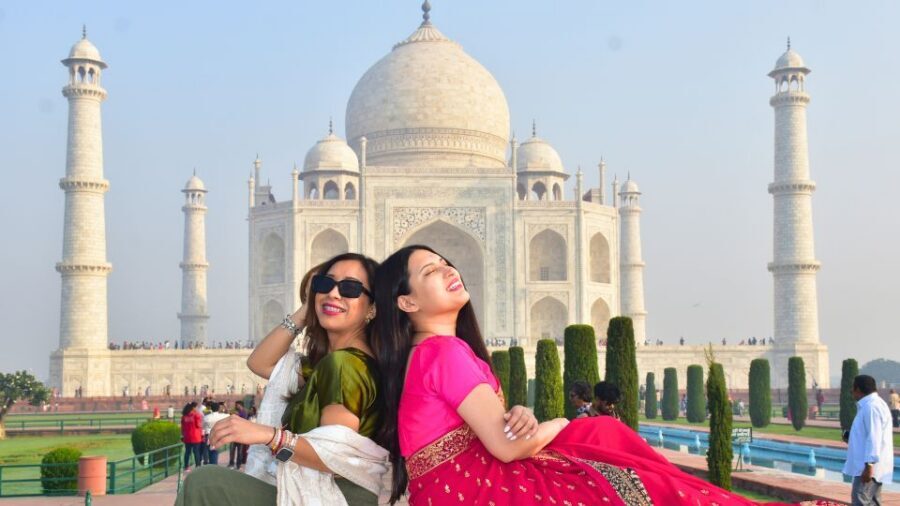 Same Day Taj Mahal Agra Tour Package from Delhi by Car - Agra Fort at late morning: royal views without the detour
