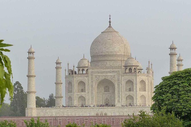 Skip The Line Taj Mahal, Agra Fort & Mehtab Garden Tour - Agra Fort visit with a classic Taj viewpoint