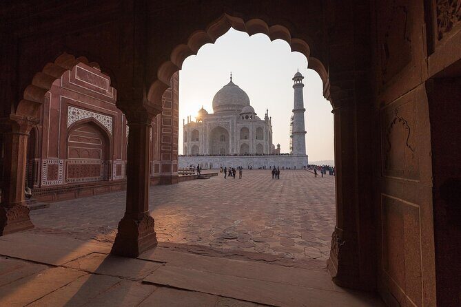 Skip the line: Taj Mahal Agra Private Day Trip From Delhi By Car - Private pickup and guides: the stress-control button