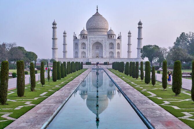 Sunrise Taj Mahal Agra Fort Day Tour Guide Tour By Car From Agra - Getting to the entrance: pickup, AC car, and that battery-car shortcut