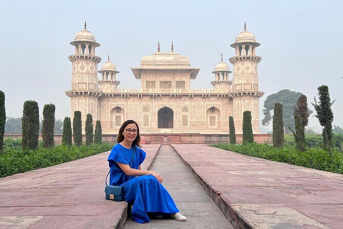 Sunrise to Sunset full day Agra tour with Taj Mahal & 3 Monuments - Mehtab Bagh across the Yamuna: sunset views with a garden mindset