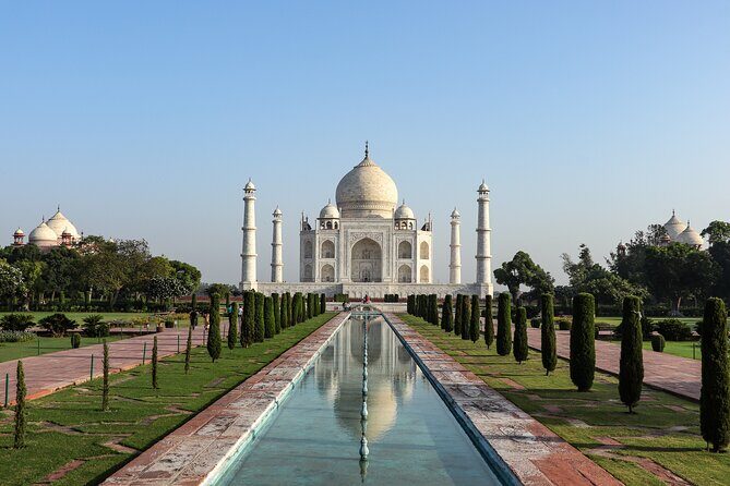 Taj Mahal and Agra Fort Private Tour by Car from Delhi - Taj Mahal visit: golf cart entry, mausoleum fees, and Friday closure