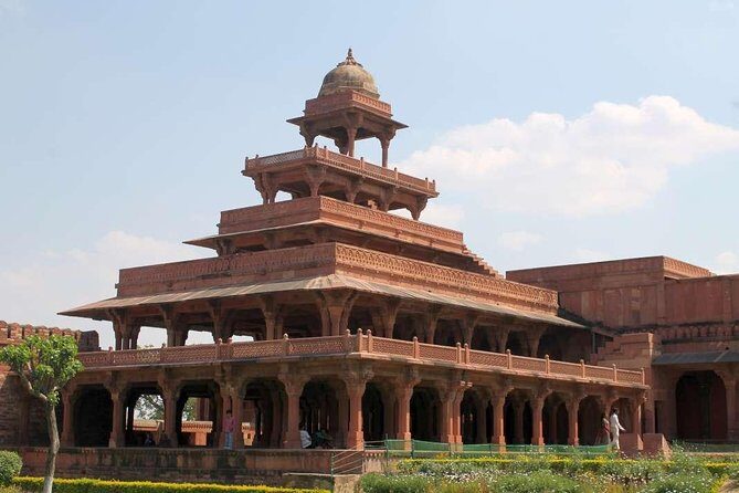 Taj Mahal at Sunrise Private Tour with Agra Fort and Fatehpur Sikri - Baby Taj (Tomb of Itmad-ud-Daulah): Persian details across the Yamuna
