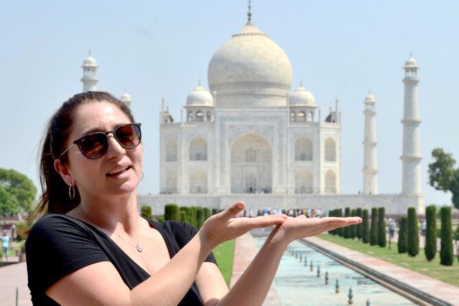 Taj Mahal Trip by Express Train from Delhi - Private Day Tour - Mehtab Bagh: the river-view palate cleanser across from the Taj