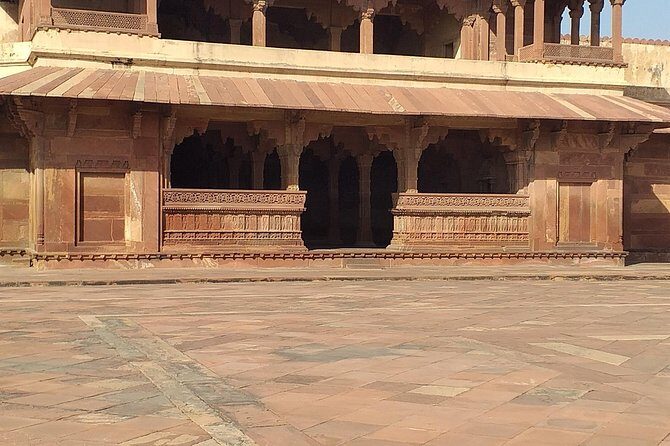 Taj Mahal,Agra Fort and Fatehpur Sikri Tour from Delhi by Train - Agra Fort: palaces, red sandstone, and Mughal layers