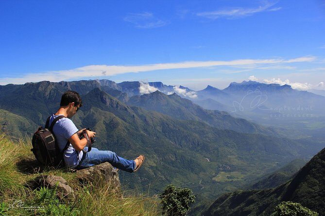 Trekking in Munnar - The climb to the summit and the ridge switch
