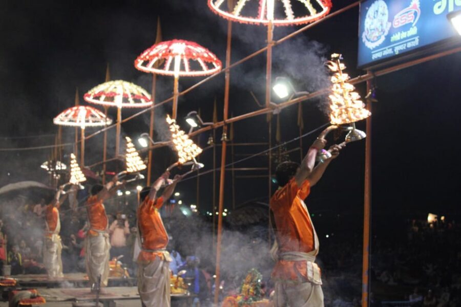Varanasi: Ganga Arti Evening Light Ceremony on the Main Ghat - Price and value: what $43 buys (and what it doesn’t)