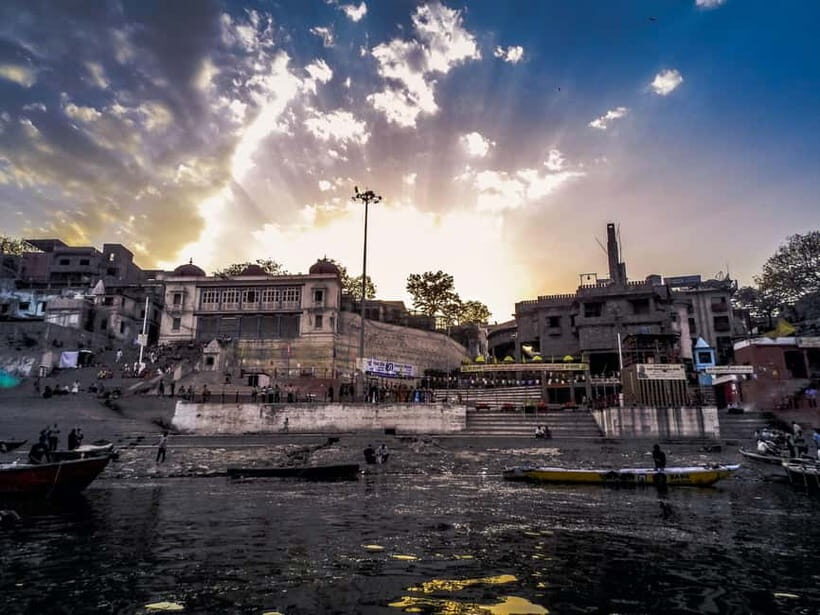 Varanasi:- Private Day Tour Varanasi & Sarnath & Boat Ride - A full day loop: Varanasi ghats, Sarnath’s Dhamekh Stupa, and Aarti at night